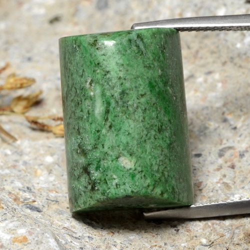 31.09ct Натуральный Средний зеленый Мау-Сит-Сит, Огранка Багет, Непрозрачный