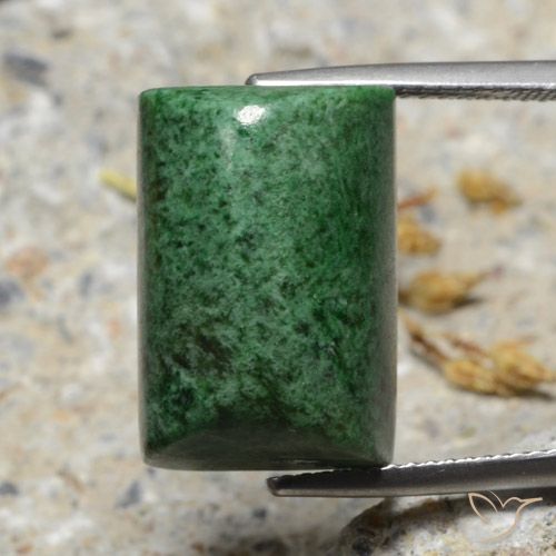23.85ct Натуральный Средний зеленый Мау-Сит-Сит, Огранка Багет, Непрозрачный