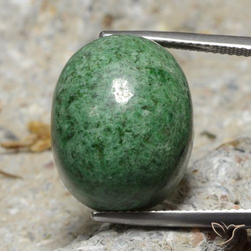 29.05ct Натуральный Бледно-сосновый зеленый Мау-Сит-Сит, Овал, Непрозрачный
