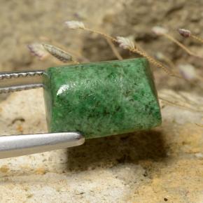 6.77 карата, натуральный Темно-зеленый Мау-сит-сит, Огранка Багет, Непрозрачный