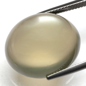 34.52 карата, натуральный Дымчатый Лунный Камень, Прозрачный, Полупрозрачный