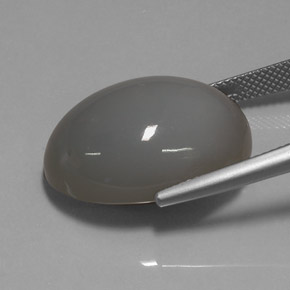 24.44 карата, натуральный Дымчатый Лунный Камень, Прозрачный, Полупрозрачный