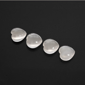 Натуральный белый лунный камень  карата прозрачный, полупрозрачный