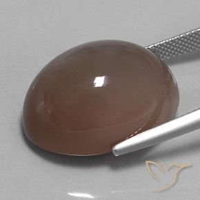 29.70 карата, натуральный Эспрессо коричневый Лунный камень, Овал, Непрозрачный
