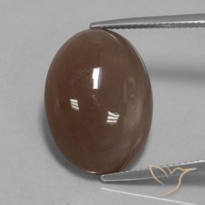 20.61ct Натуральный Коричневый Лунный камень, Овал, Непрозрачный