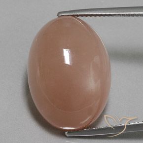 28.17ct Натуральный Средний апельсин Лунный камень, Овал, Непрозрачный