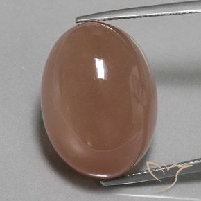 29.74ct Натуральный Коричневый Лунный камень, Овал, Непрозрачный