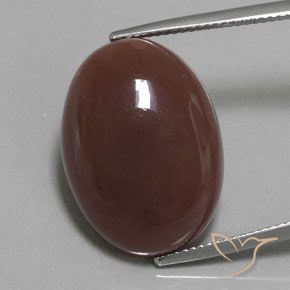 18.53ct Натуральный Коричневый Лунный камень, Овал, Непрозрачный