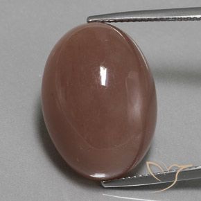 26.33ct Натуральный Корица коричневая Лунный камень, Овал, Непрозрачный