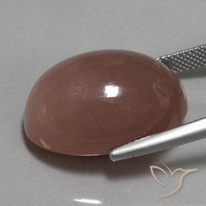 26.33 карата, натуральный Корица коричневая Лунный камень, Овал, Непрозрачный