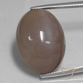 28.97ct Натуральный Коричневый Лунный камень, Овал, Непрозрачный