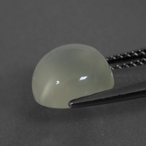 3.73 карата, натуральный Теплый белый Лунный Камень, Огранка Круг, Полупрозрачный