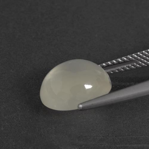 4.10 карата, натуральный Теплый белый Лунный Камень, Огранка Овал, Полупрозрачный
