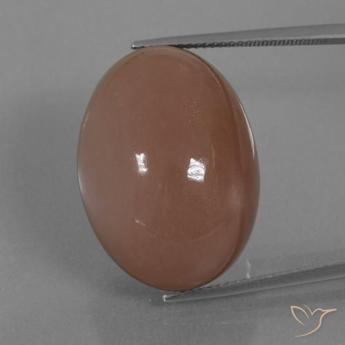 42.17ct Натуральный Коричневый Лунный камень, Овал, Непрозрачный