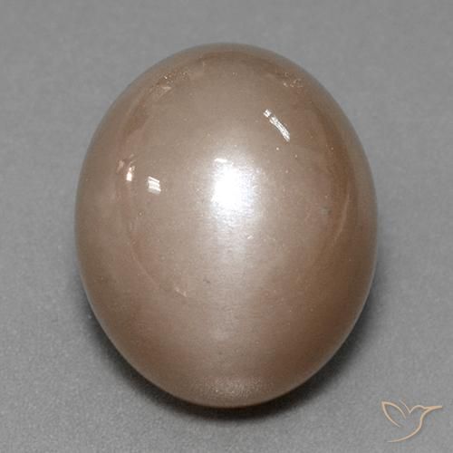 41.53ct Натуральный Нейтральный коричневый Лунный камень, Овал, Непрозрачный