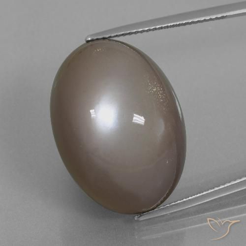 39.74ct Натуральный Коричневый Лунный камень, Овал, Непрозрачный