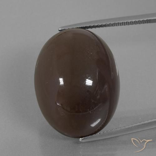41.20ct Натуральный Коричневый Лунный камень, Овал, Непрозрачный