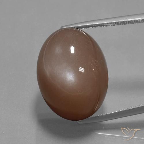 34.59ct Натуральный Коричневый Лунный камень, Овал, Непрозрачный