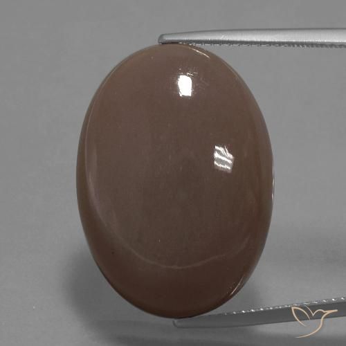 27.29ct Натуральный Коричневый Лунный камень, Овал, Непрозрачный