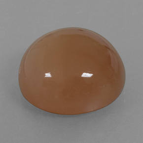 23.28 карата, натуральный Теплый коричневый Лунный Камень, Огранка Круг, Полупрозрачный