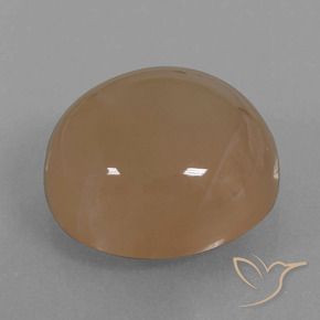 23.89 карата, натуральный Карамельный коричневый Лунный камень, Круглый, Полупрозрачный