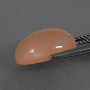 4.85 карата, натуральный Перскиково-оранжевый Лунный Камень, Огранка Овал, Полупрозрачный