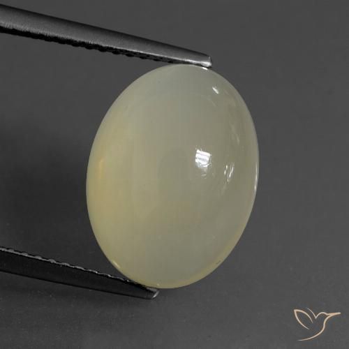 6.70ct Натуральный Светло-теплый коричневый Лунный камень, Овал, Полупрозрачный