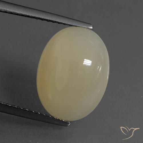5.43ct Натуральный Светло-коричневый Лунный камень, Овал, Полупрозрачный
