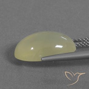 5.56 карата, натуральный Средний желтый Лунный камень, Овал, Полупрозрачный