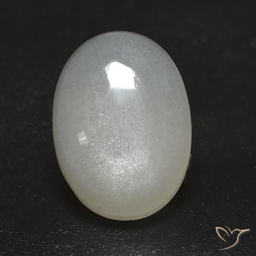 2.43ct Натуральный Кремовый белый Лунный камень, Овал, Прозрачный