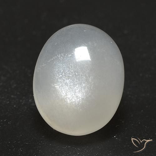2.54ct Натуральный Кремовый белый Лунный камень, Овал, Прозрачный