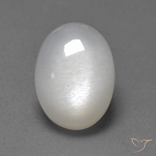 2.82ct Натуральный Белый Лунный камень, Овал, Полупрозрачный
