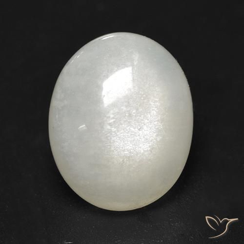 2.74ct Натуральный Кремовый белый Лунный камень, Овал, Прозрачный