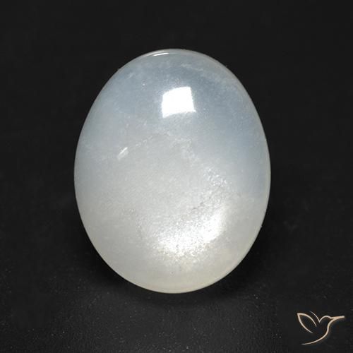 3.47ct Натуральный Теплый белый Лунный камень, Овал, Прозрачный