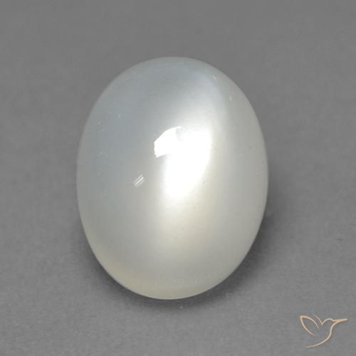 2.26ct Натуральный Теплый белый Лунный камень, Овал, Полупрозрачный