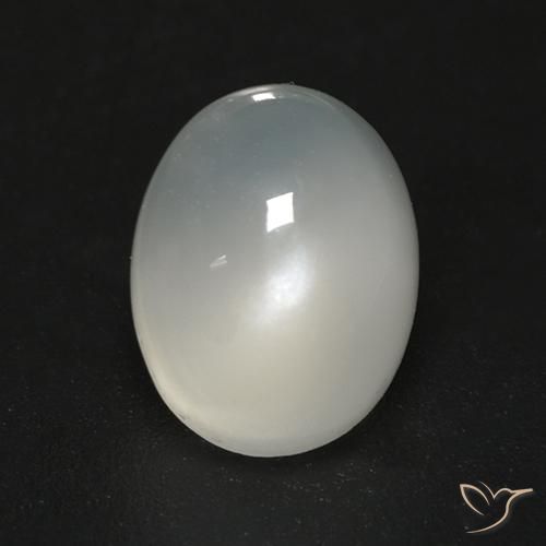 2.24ct Натуральный Теплый белый Лунный камень, Овал, Прозрачный
