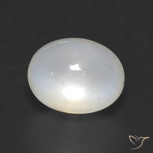 2.08ct Натуральный Кремовый белый Лунный камень, Овал, Прозрачный