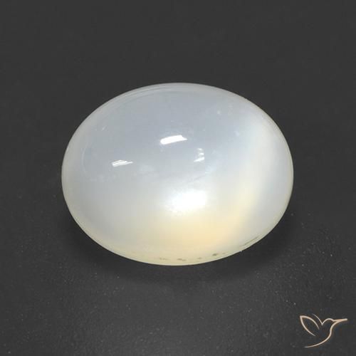 2.20ct Натуральный Белый с оттенком Лунный камень, Овал, Прозрачный