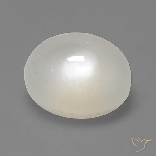 2.31ct Натуральный Кремовый белый Лунный камень, Овал, Полупрозрачный
