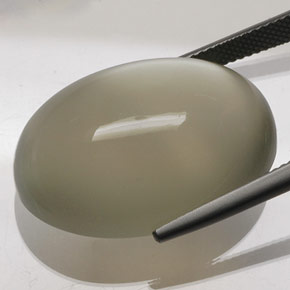 41.03 карата, натуральный Кремовый Лунный Камень, Огранка Овал, Прозрачный