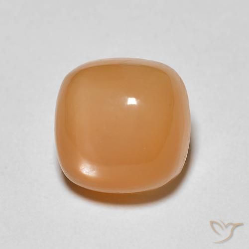 1.88ct Натуральный Medium Light-Orange Лунный камень, Подушка, Непрозрачный