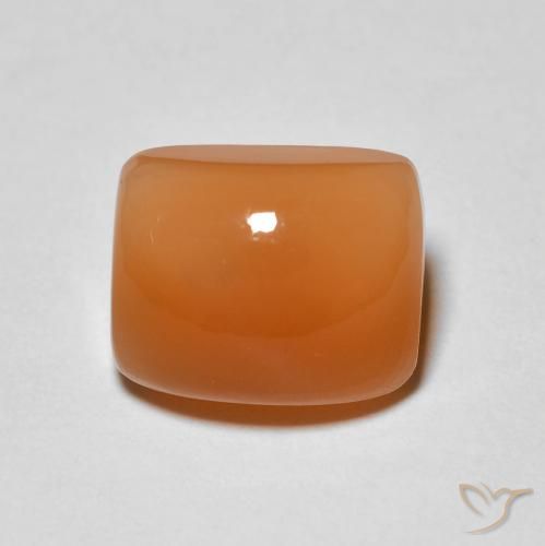 2.66ct Натуральный Средний апельсин Лунный камень, Подушка, Непрозрачный
