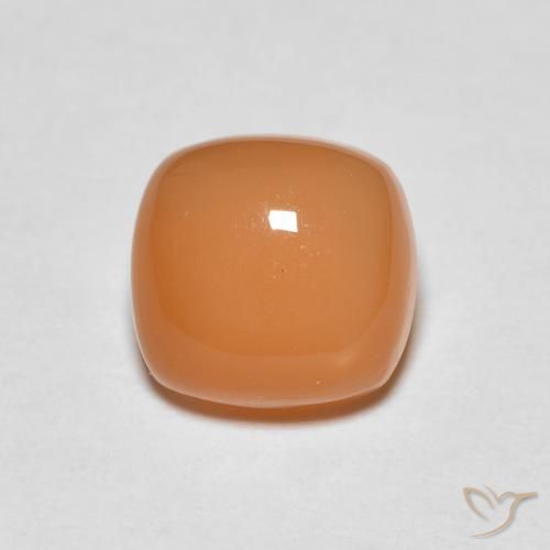 1.47ct Натуральный Средний апельсин Лунный камень, Подушка, Полупрозрачный