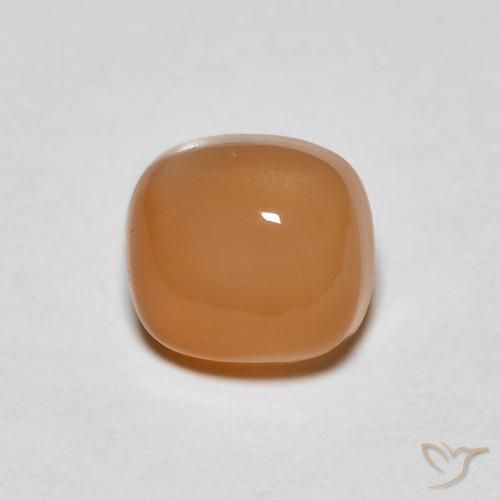 1.06ct Натуральный Средний апельсин Лунный камень, Подушка, Полупрозрачный