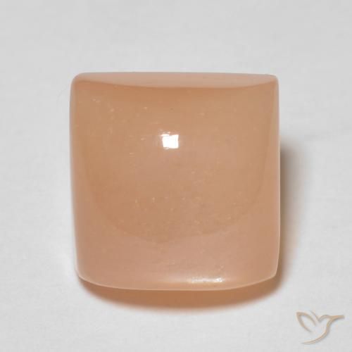 2.28ct Натуральный Средний апельсин Лунный камень, Квадрат, Прозрачный