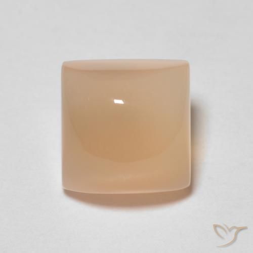 1.69ct Натуральный Средний апельсин Лунный камень, Квадрат, Прозрачный