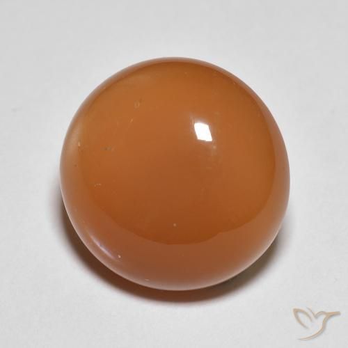 8.99 карата, натуральный Средний апельсин Лунный камень, Круглый, Полупрозрачный