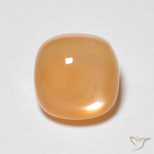 1.74ct Натуральный Средний апельсин Лунный камень, Подушка, Полупрозрачный