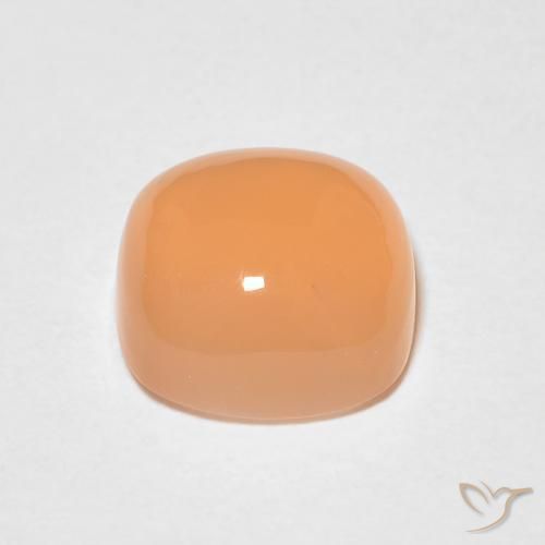 1.56 карата, натуральный Medium Light-Orange Лунный камень, Подушка, Полупрозрачный