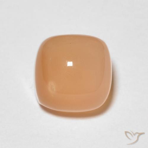 1.66ct Натуральный Medium Light-Orange Лунный камень, Подушка, Полупрозрачный